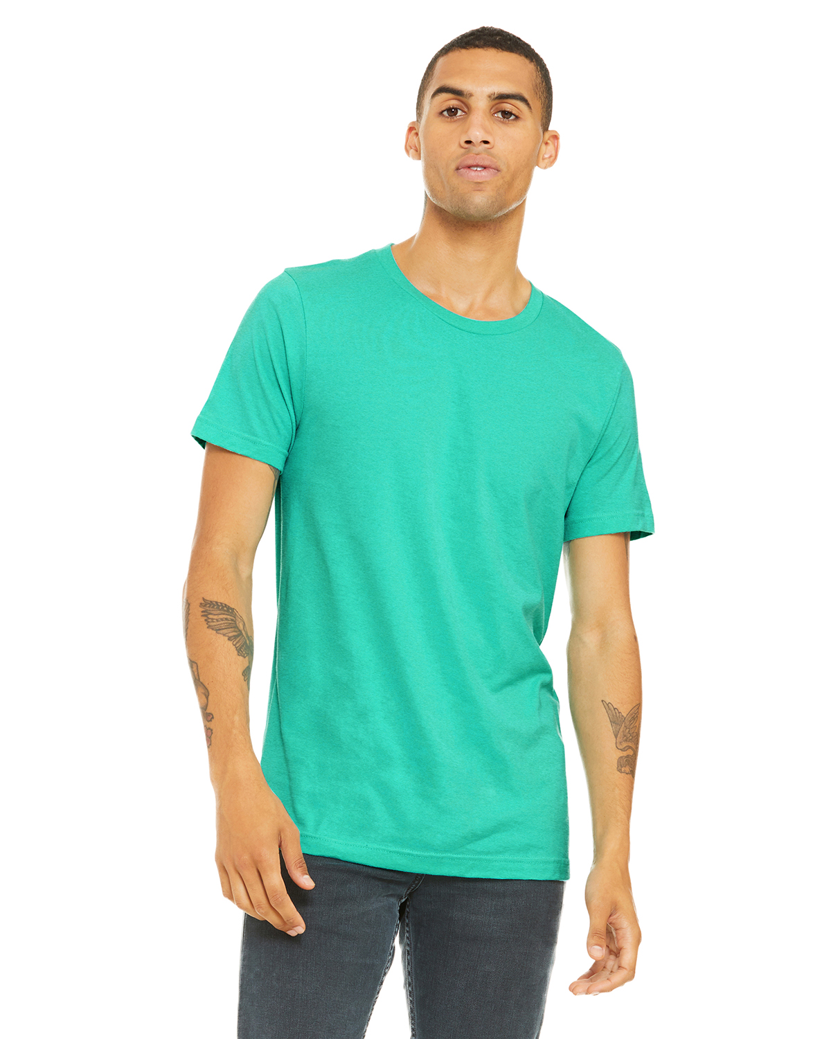 Bella + Canvas® 3001CVC Unisex Jersey T-Shirt - Heather Colors